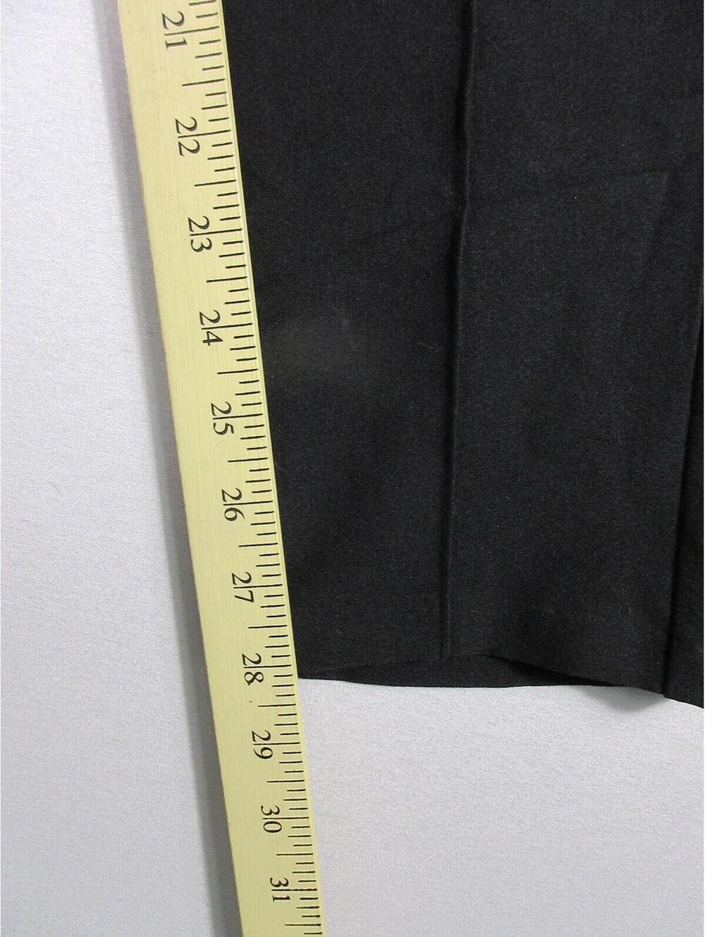 Spacegirlz Womens Straight Trouser Pants High Waist Pockets Size 5 Black - Picture 3 of 6